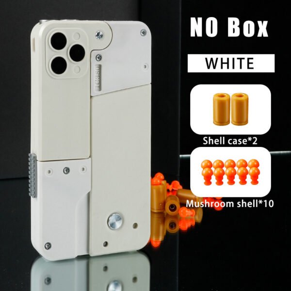 Folding Pistol Bullet Automatic Shell Throwing Toy Creative Soft Bullet Toy Mobile Phone Appearance Gun Outdoor Interactive Kid Gift - Image 8