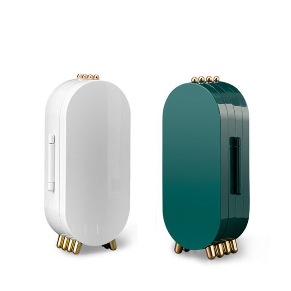 Light Luxury Design Desktop Multi-layer Dust-proof Ear Stud Jewelry Box - Image 3