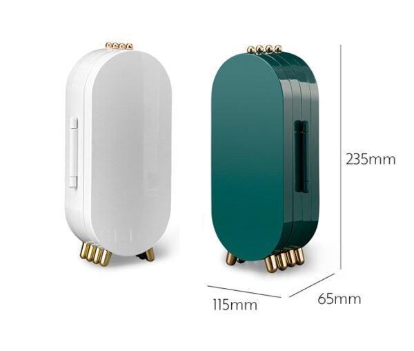 Light Luxury Design Desktop Multi-layer Dust-proof Ear Stud Jewelry Box - Image 4