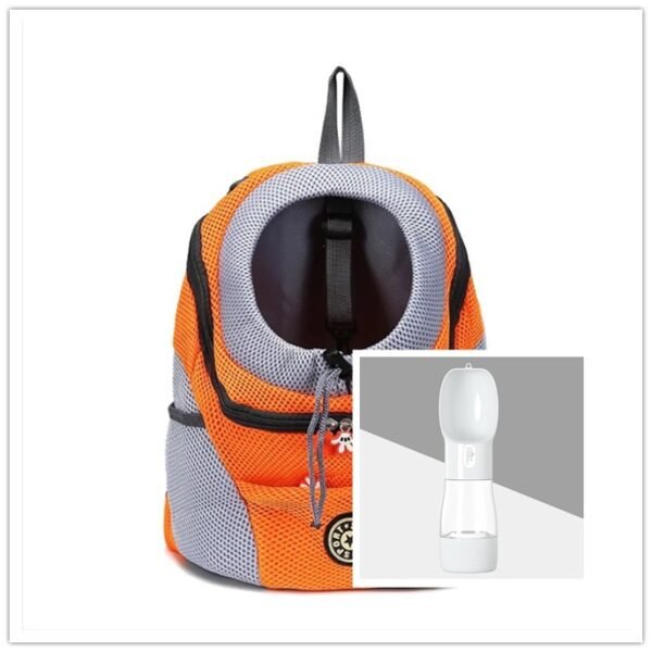 Pet Dog Carrier Carrier For Dogs Backpack Out Double Shoulder Portable Travel Outdoor Carrier Bag Mesh - Image 5